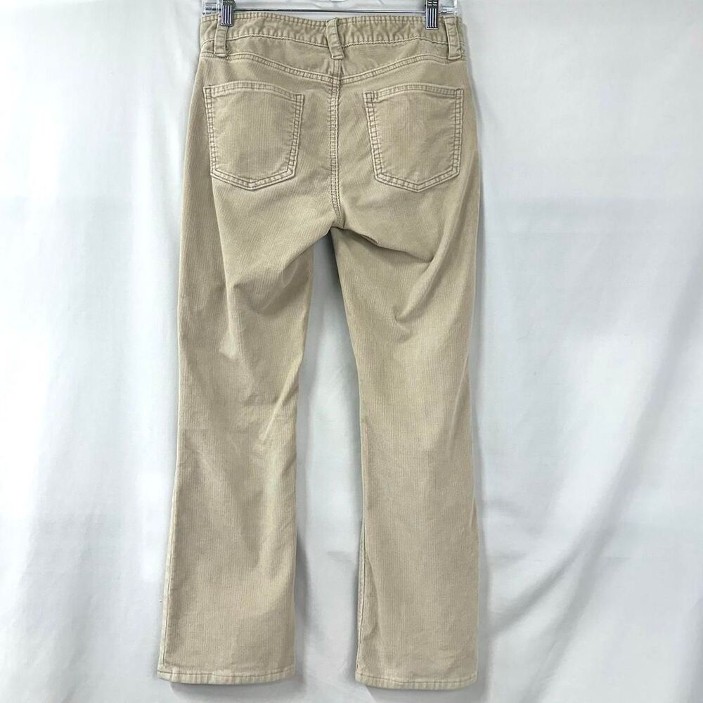 GAP Y2K‎ Low Rise Bootcut Flare Tan Corduroy Pants Womens 30" Waist 2000s Indie - Picture 5 of 7